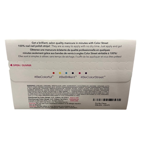 Color Street For The Cause Nail Polish Strips . New in package. - Picture 3 of 3